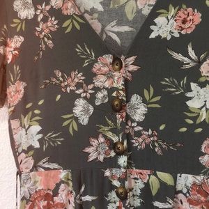 light olive green romper